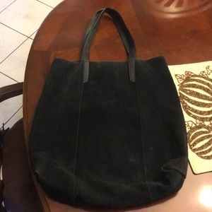 Suede bag